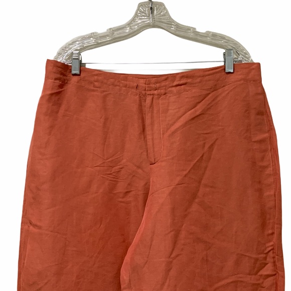 Linda Allard Ellen tracy peach pants in size XL - Picture 2 of 8